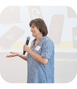 Margo Presenting - Photo Margo Presenting - Photo