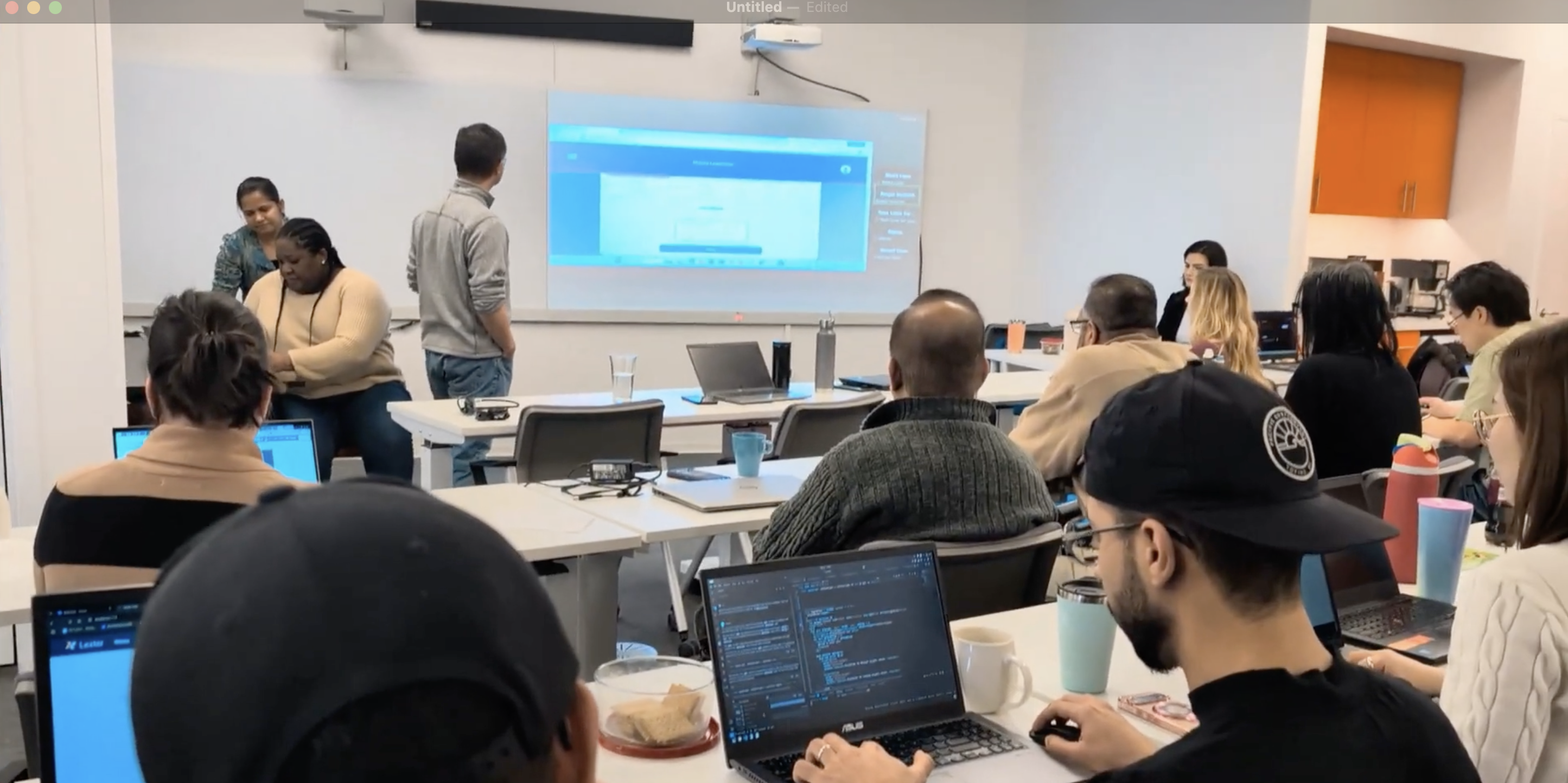 InceptionU AI-Enable Full Stack Dev Program in action