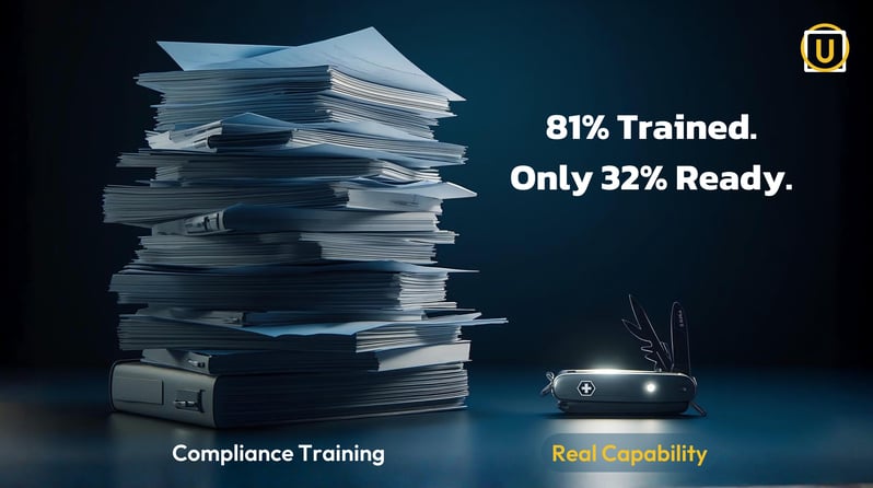 Talent Report Graphic 81% Trained, 32% Ready.